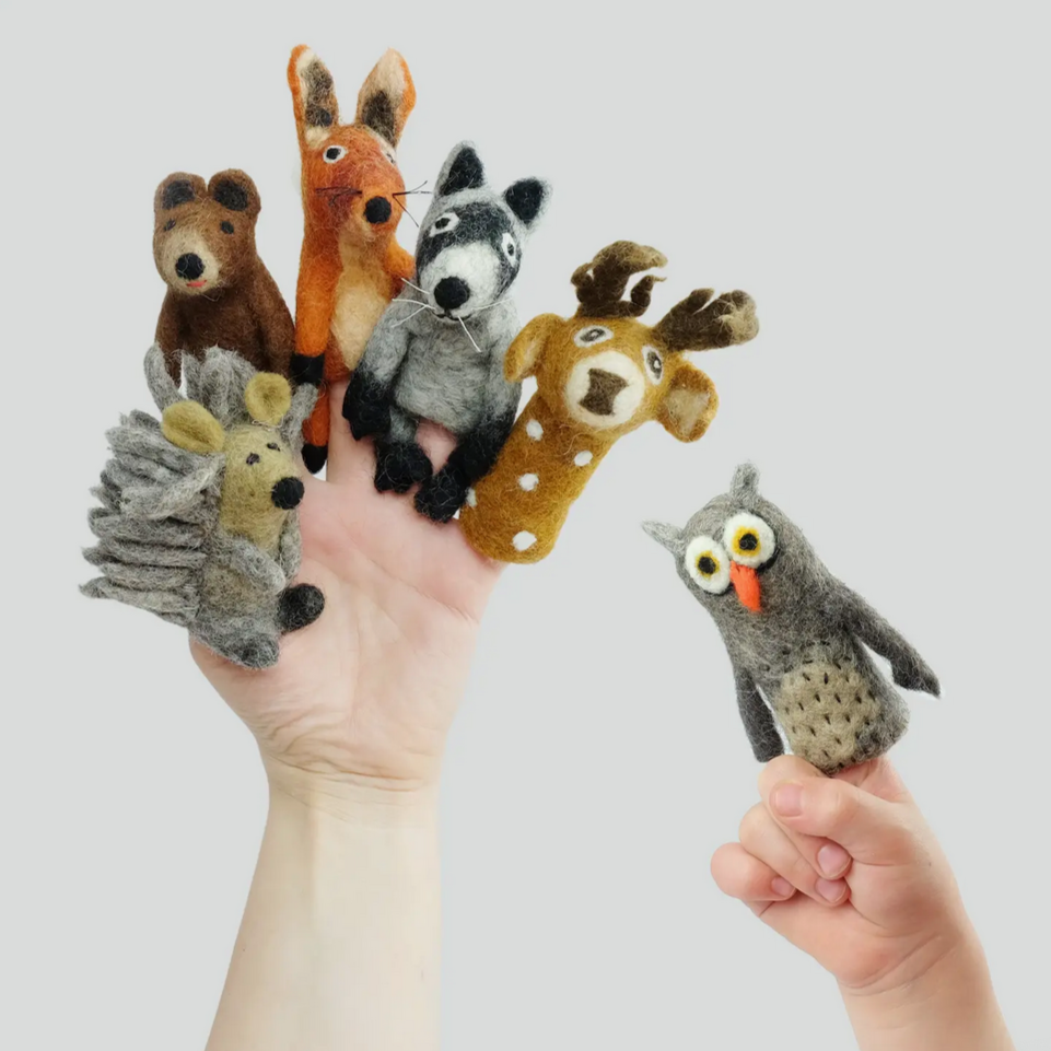 Felt Finger Puppets - Forest Friends