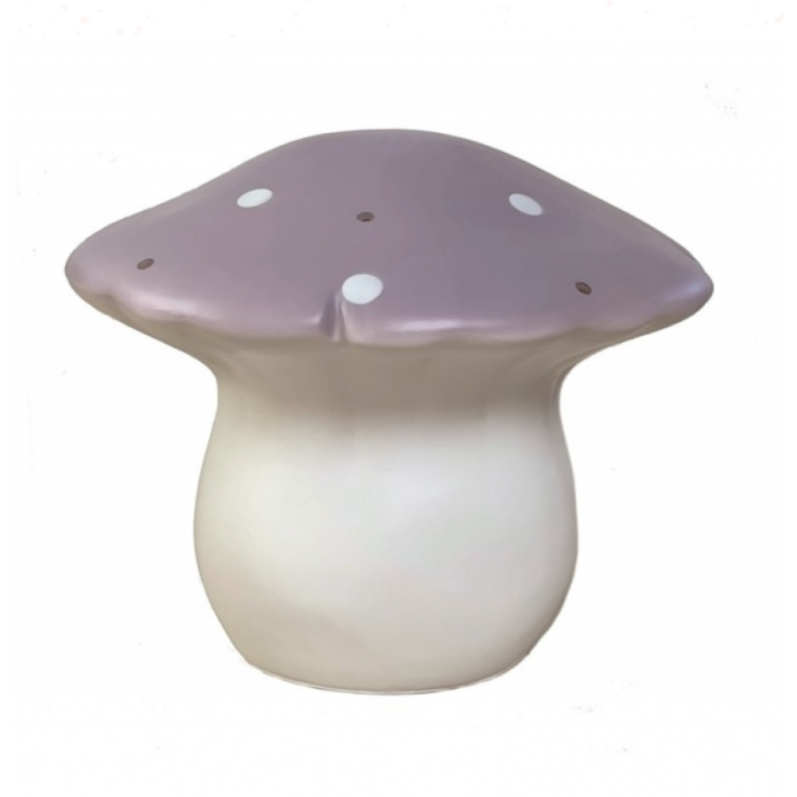 Lavender Mushroom Lamp Medium