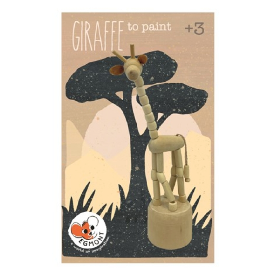 Wooden Giraffe to Paint (4-7yrs)