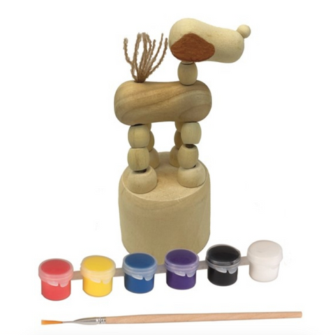 Wooden Dog to Paint (4-7yrs)
