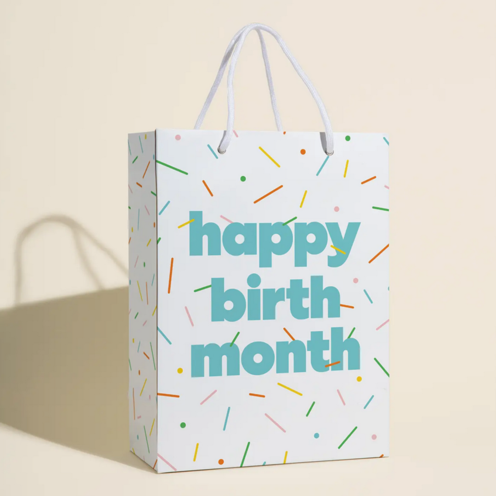 HBD Grid Large Gift Bag