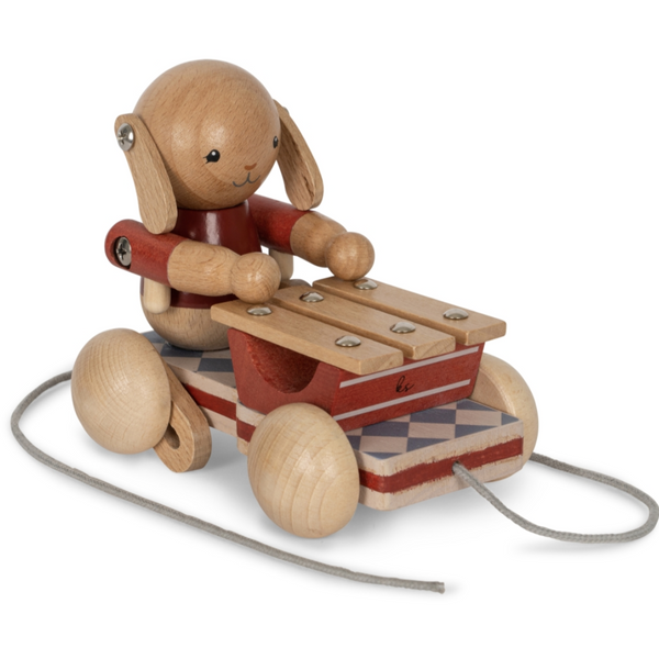 Wooden Musical Bunny Pull toy