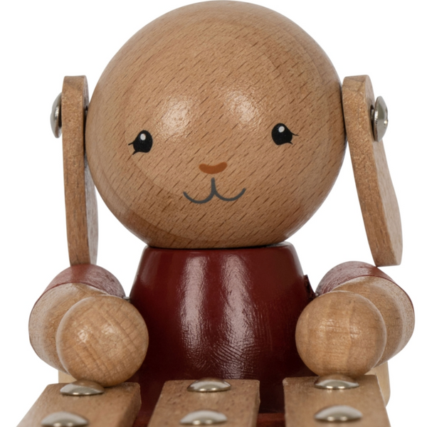 Wooden Musical Bunny Pull toy
