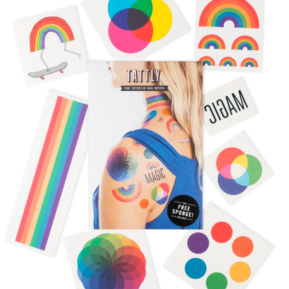 Rainbow Tattoo Set