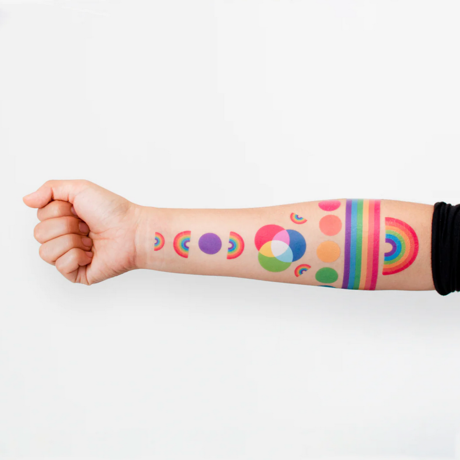 Rainbow Tattoo Set