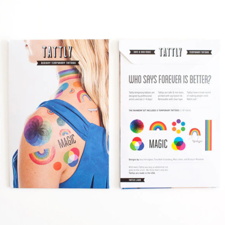 Rainbow Tattoo Set