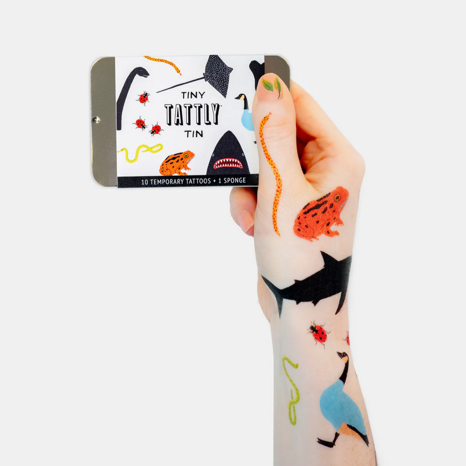 Tiny Animal Tattoo Tin - Lorien Stern