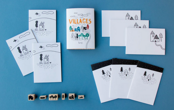 Calm Stamps- village 5yrs+