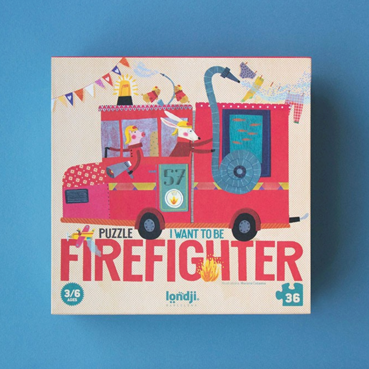 I Want to be Firefighter 36pcs