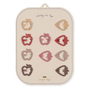 Junior Hair clips -10pk -fruit