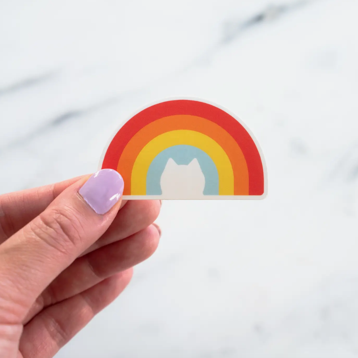 Cat Rainbow Sticker