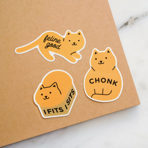 Orange Cat Sticker