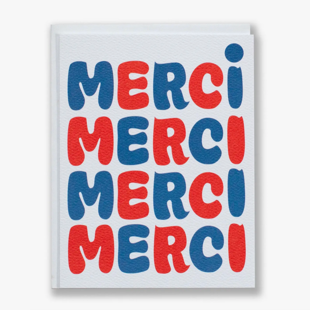 Bubble Merci Note Card -thank you