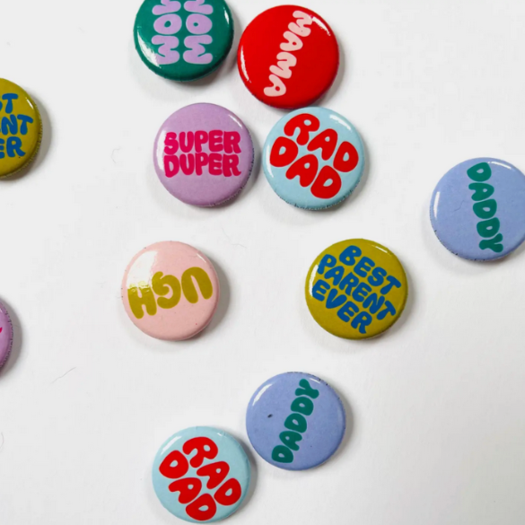 Wow Mom 1" Button