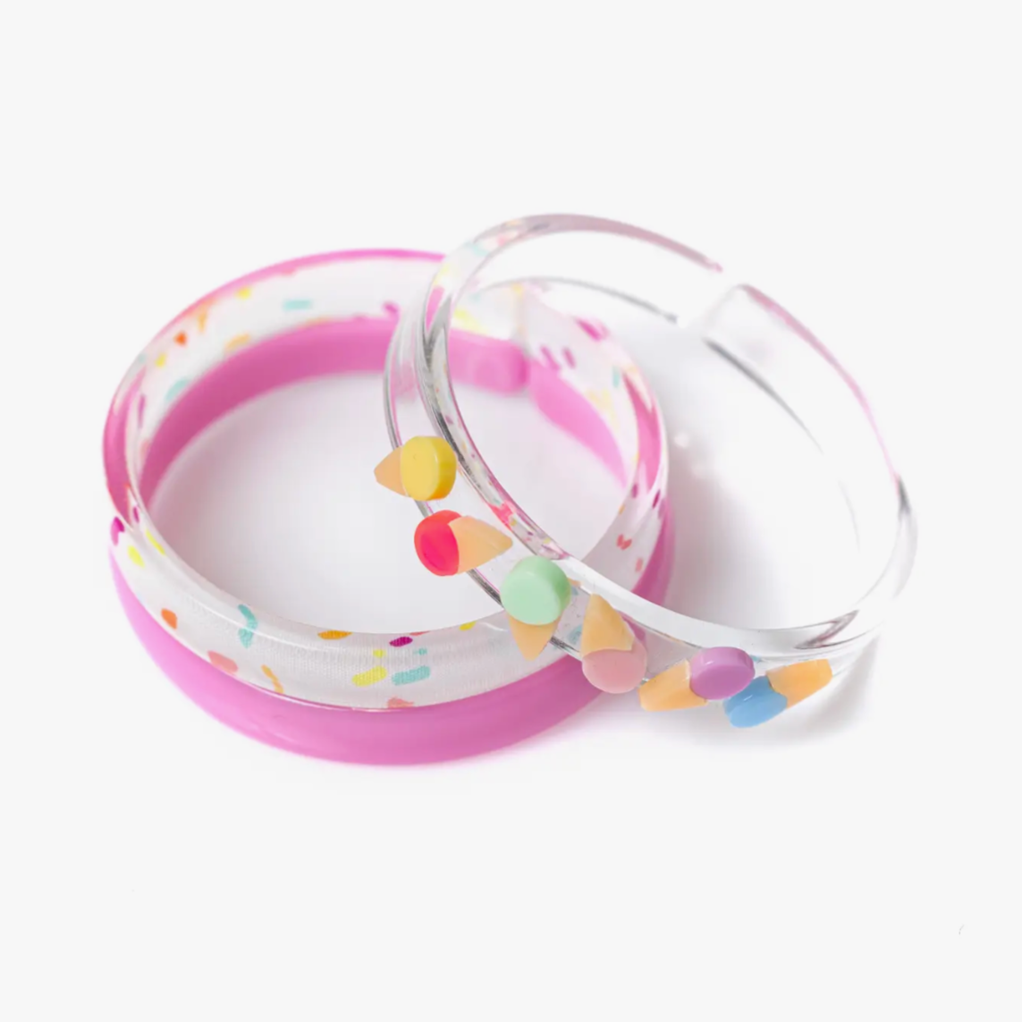 Multi Ice Cream Candy Colors Bangles (set of 3)