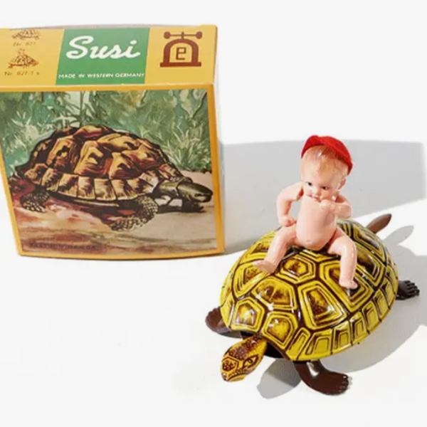 Susi Baby Turtle with Child -Made in Germany -Original Lehmann 14yrs+