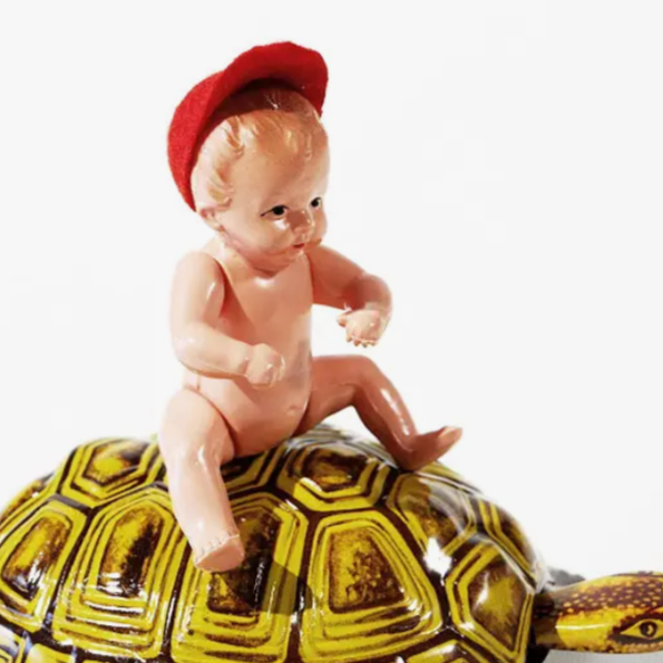 Susi Baby Turtle with Child -Made in Germany -Original Lehmann 14yrs+