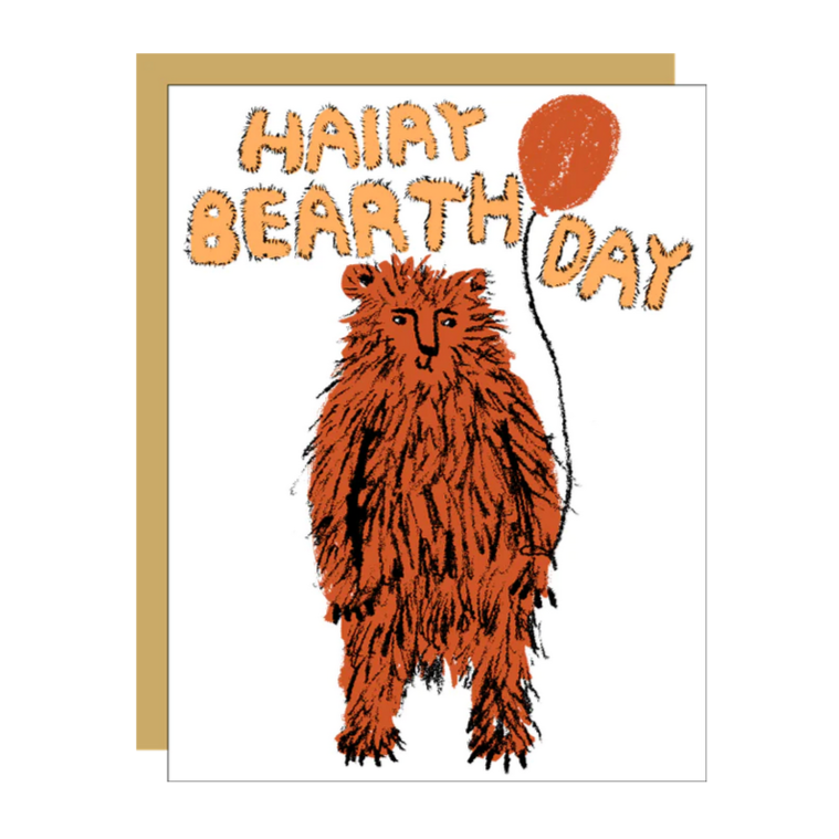 Hairy Bearthday Bear -birthday
