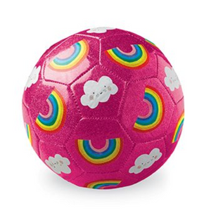 Glitter Soccer Ball - Rainbow