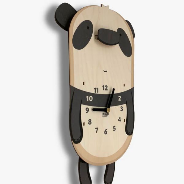 Jia the Panda Pendulum Clock