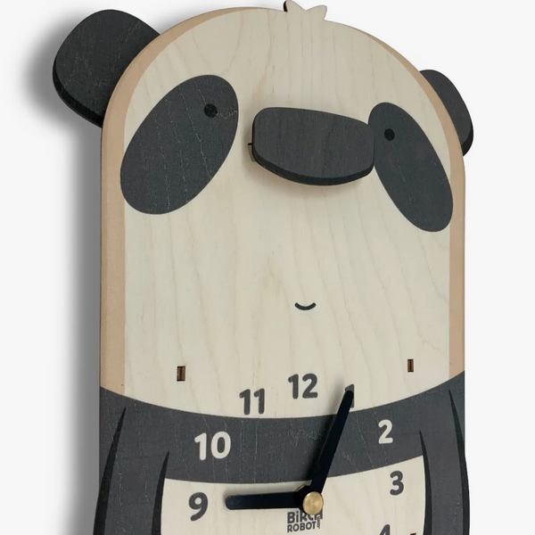 Jia the Panda Pendulum Clock