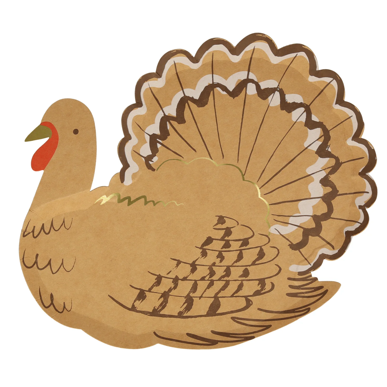 Turkey Plates pk8