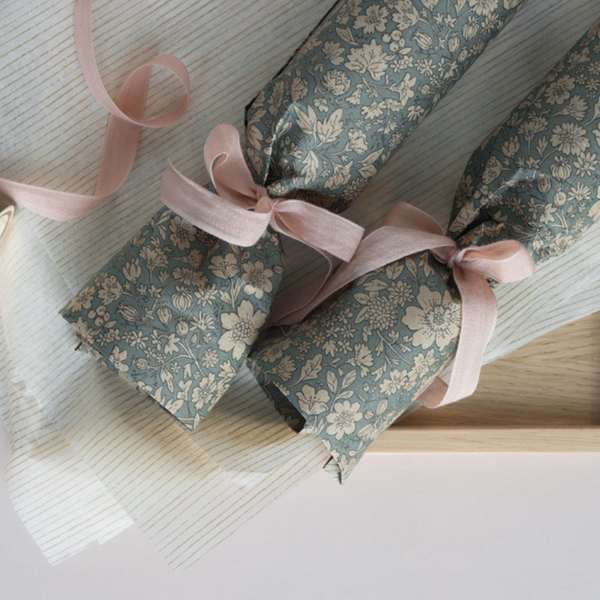 Blossom Blue Wrapping Paper Roll