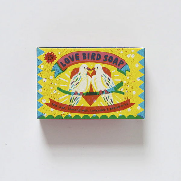 Love Birds Tea Tree, Lemongrass, Lavender & Peppermint Soap Bar   - Louise Lockhart