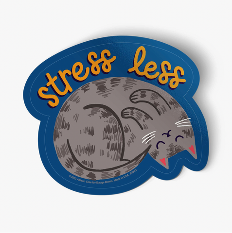 Stress Less Sticker