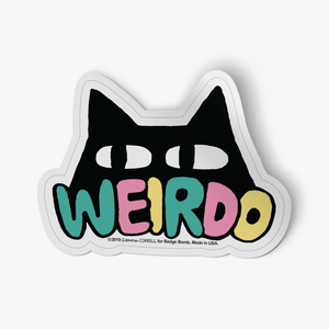 Weirdo Cat Sticker