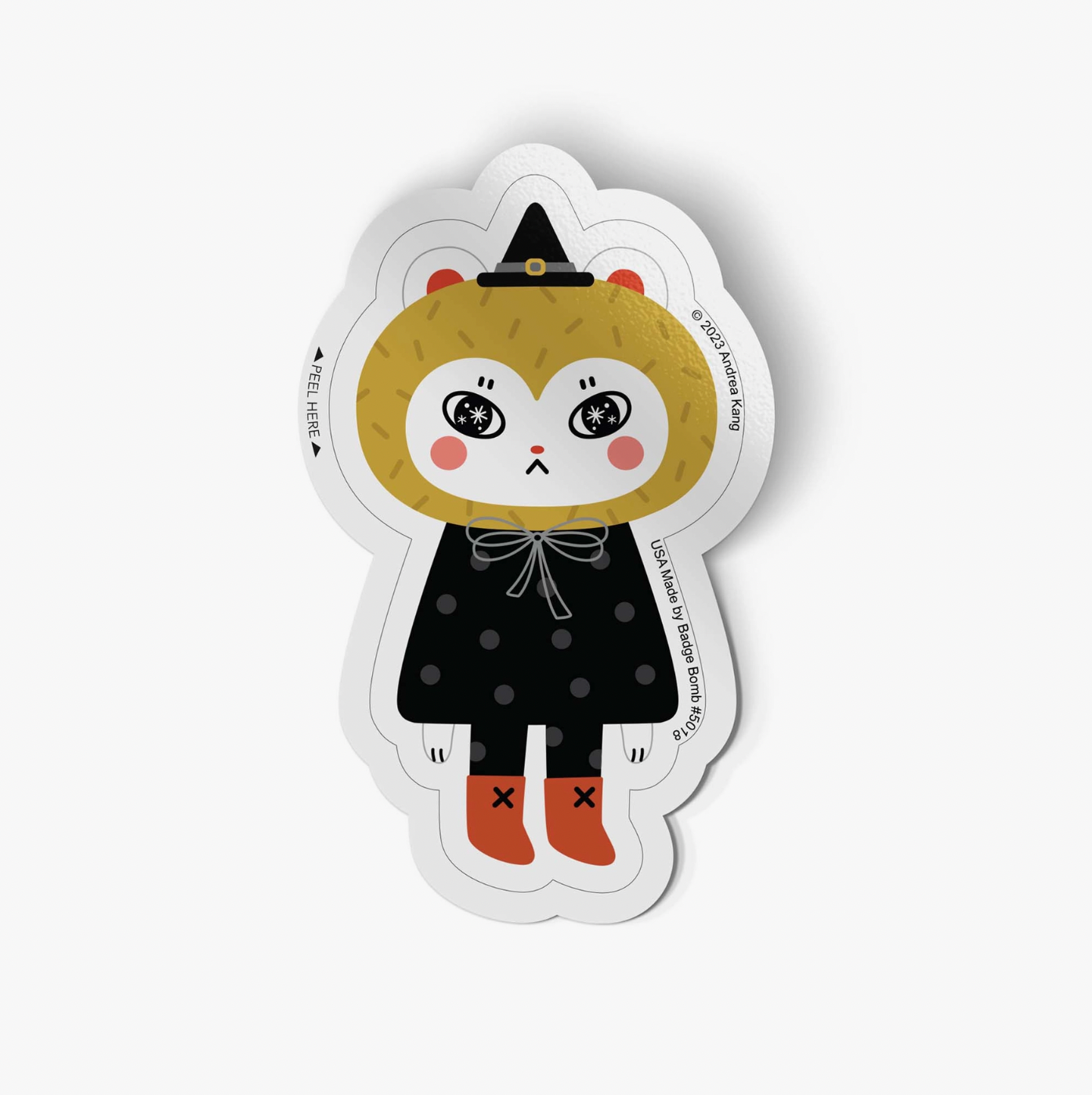 Andrea Kang - Witch Bear Sticker