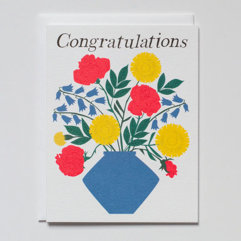 Vase of Flowers -congratulations