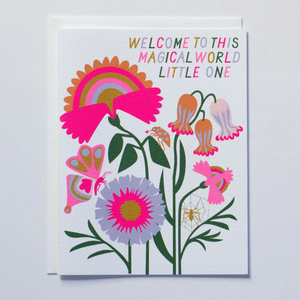 Welcome To This Magical World Card -baby