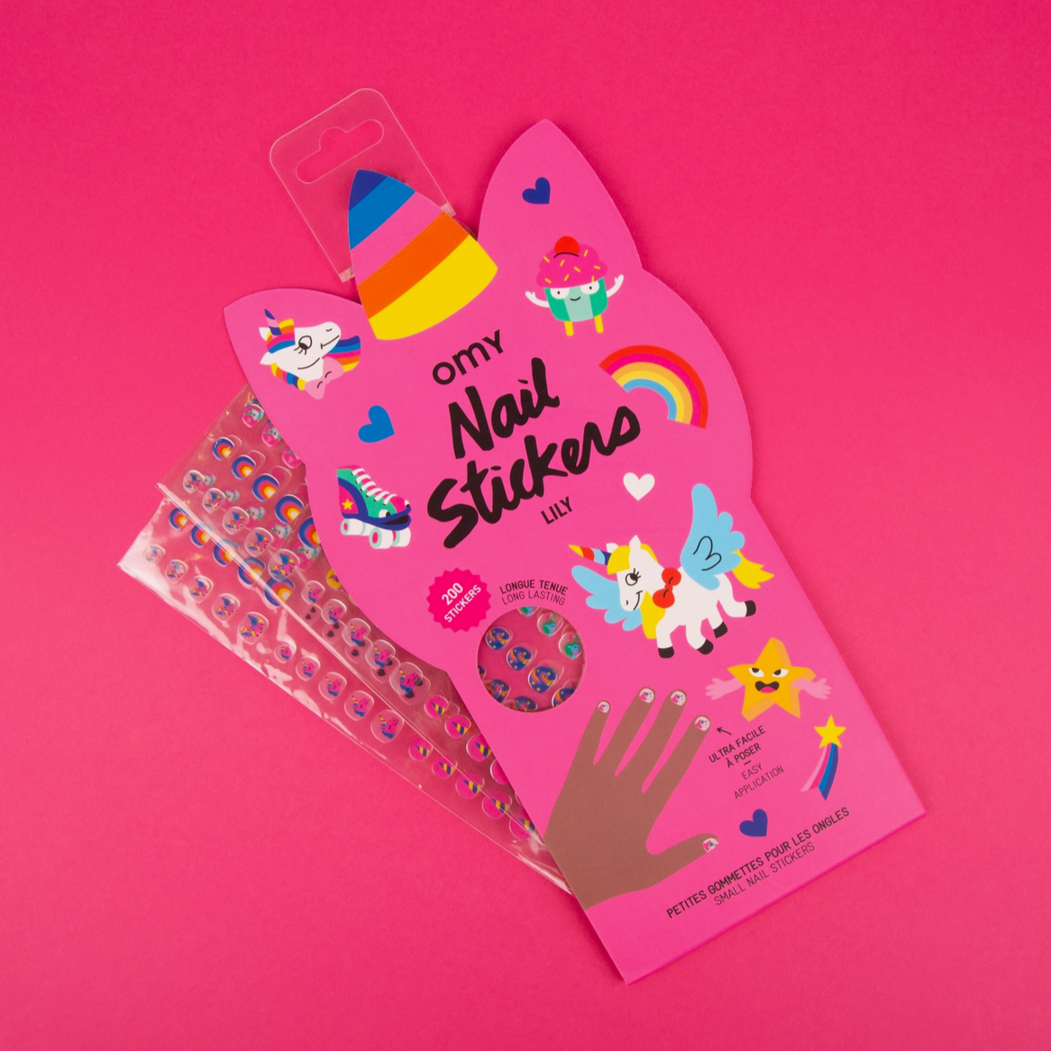 200 Unicorn Nail Stickers
