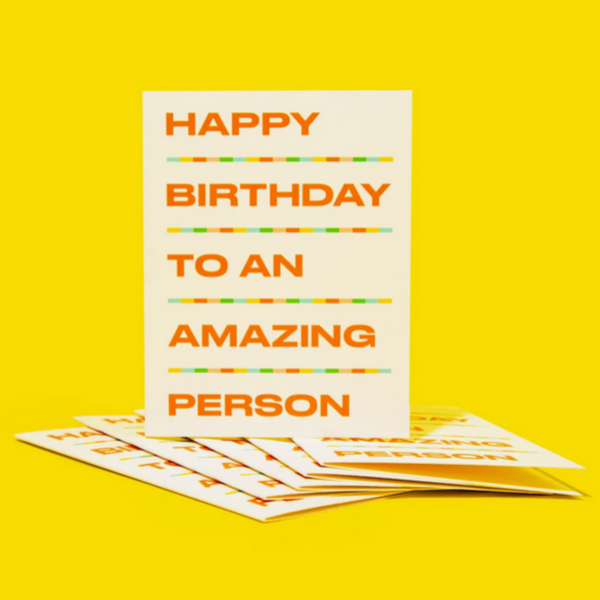 Birthday Amazing Person -birthday