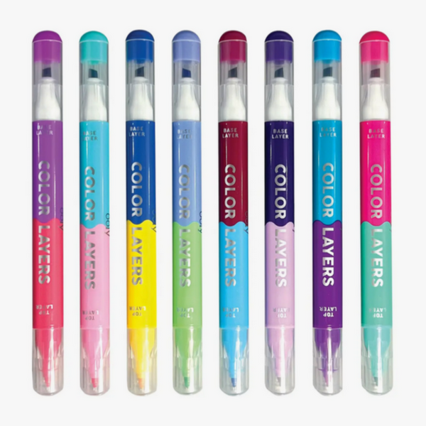Color Layers Double-Ended Layering Markers (set of 8)