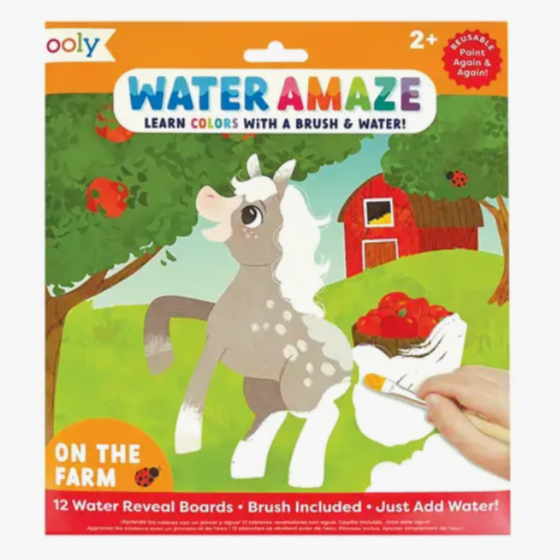 Water Amaze Water Reveal Boards - On the Farm -13 pcs set