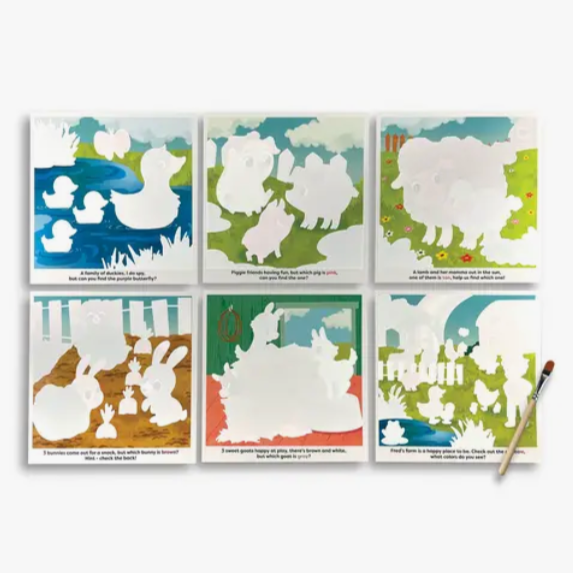 Water Amaze Water Reveal Boards - On the Farm -13 pcs set