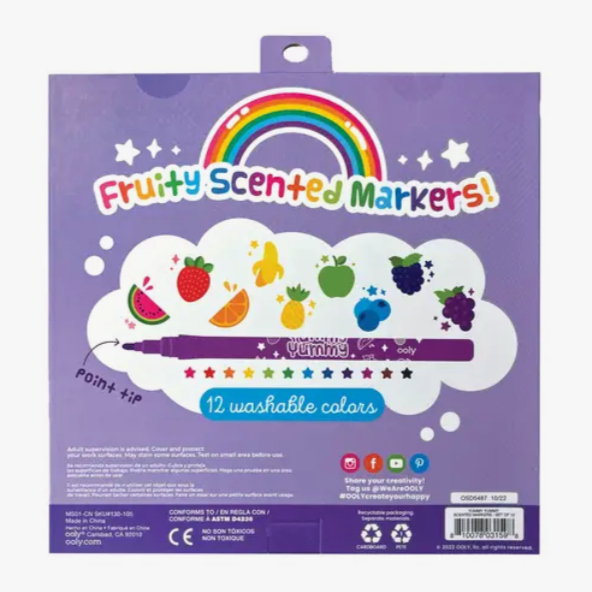 Yummy Yummy Scented Markers - set of 12