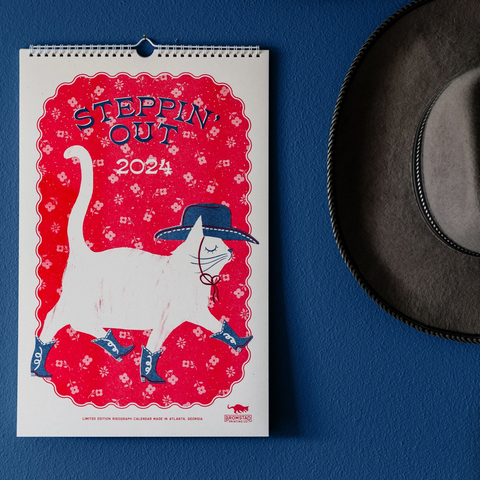 2024 Risograph Calendar - Steppin' Out