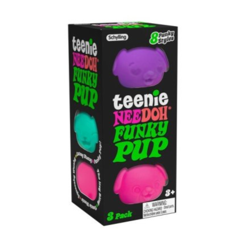 Teenie Nee Doh Funky Pups (3pk)