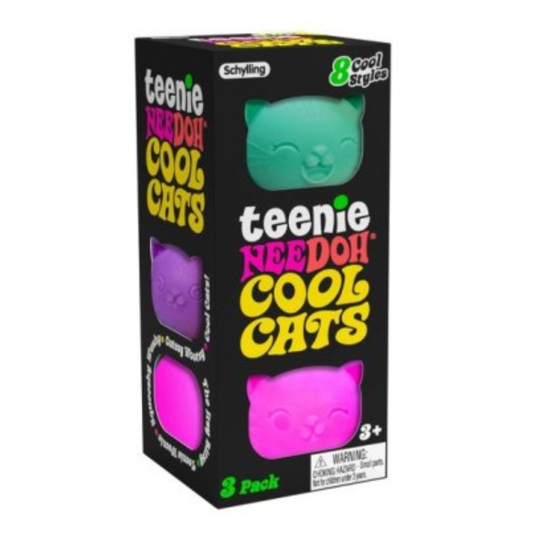 Teenie Nee Doh Cool Cats (3pk)