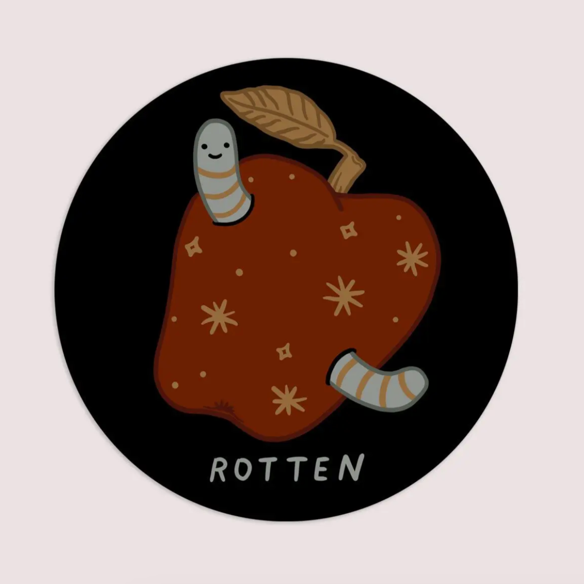 Rotten Apple Vinyl Sticker