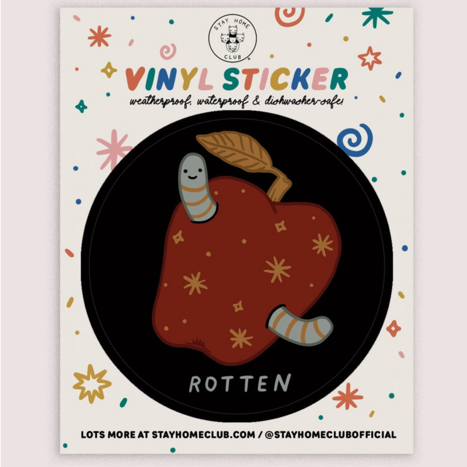 Rotten Apple Vinyl Sticker