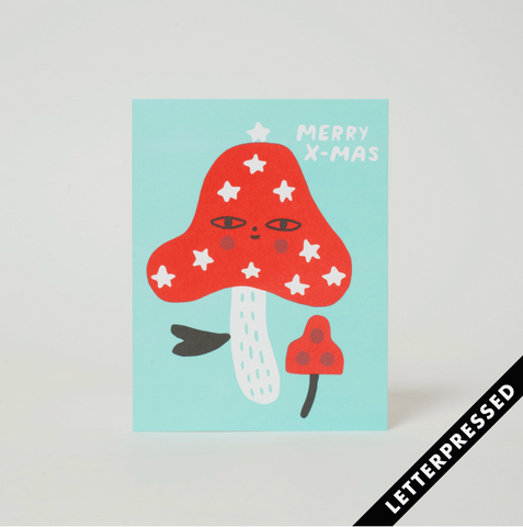Merry Christmas Mushroom -Suzy Ultman -holiday