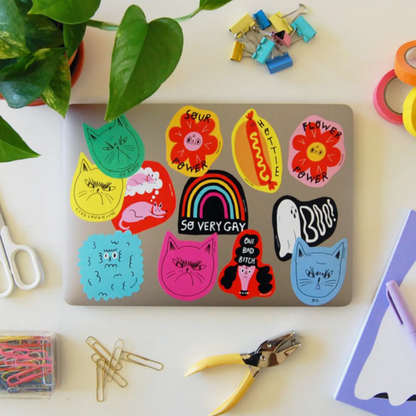 Snitty Kitty Sticker