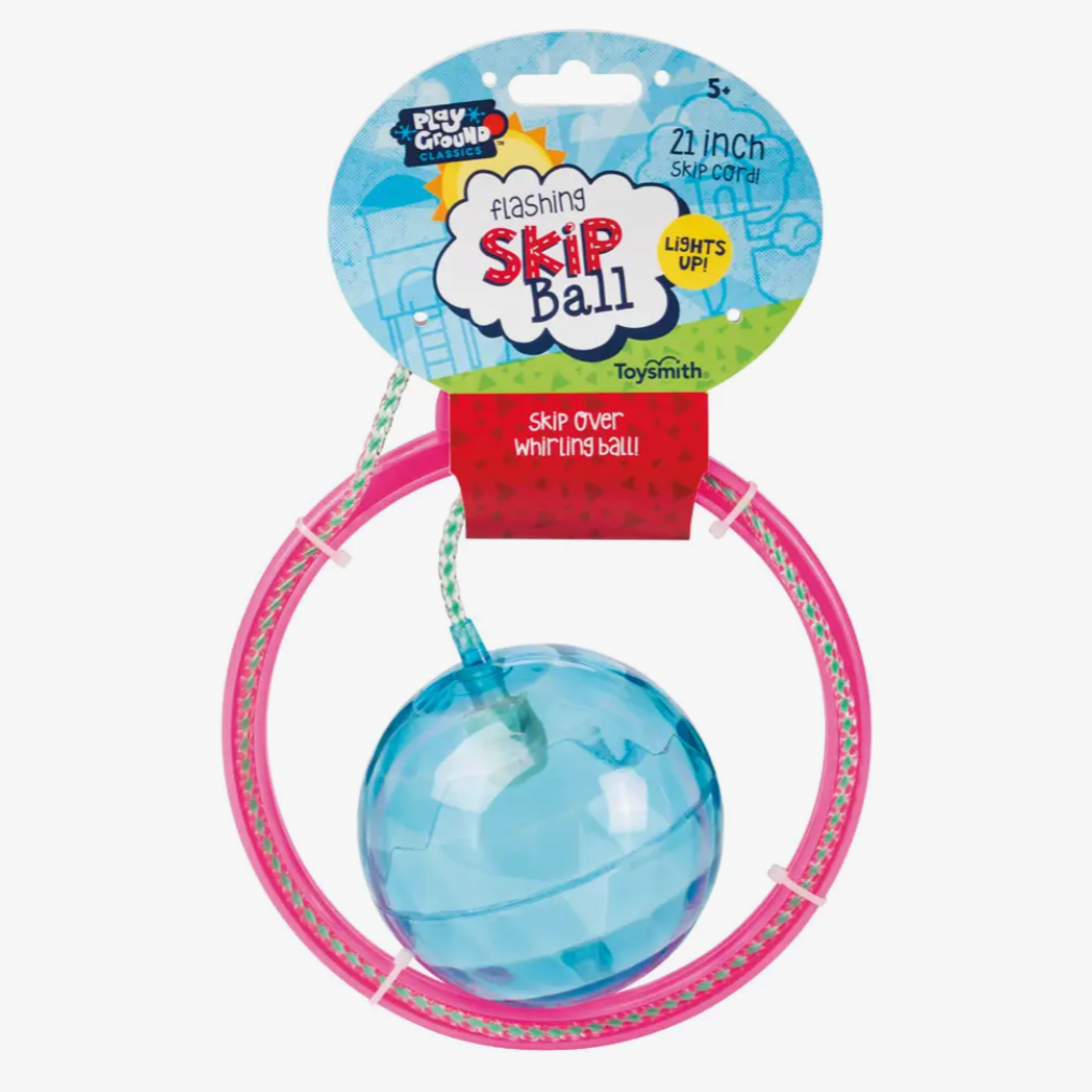 Flashing Skip Ball, Skip and Hop