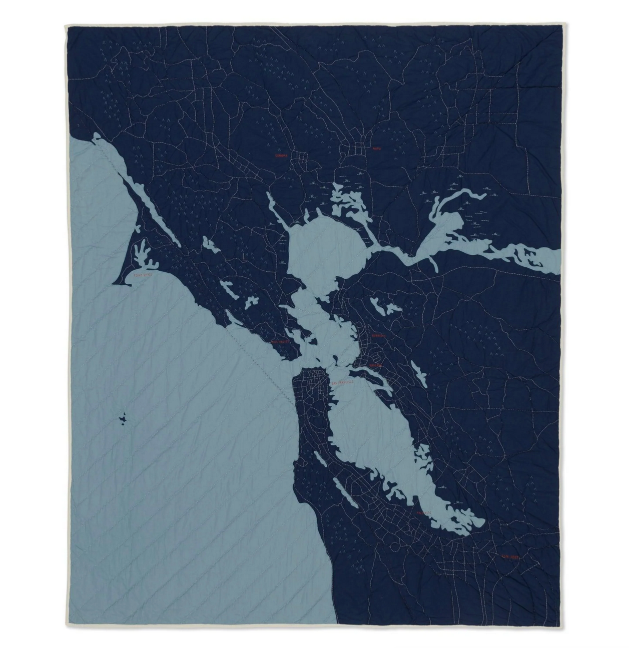 Organic San Francisco Bay Quilt