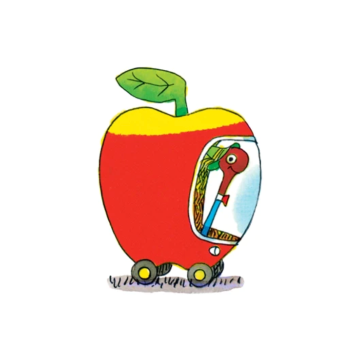 Lowly Apple Car Tattoo Pair - Richard Scarry