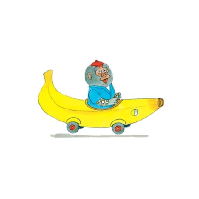 Bananas Gorilla + Car Tattoo Pair